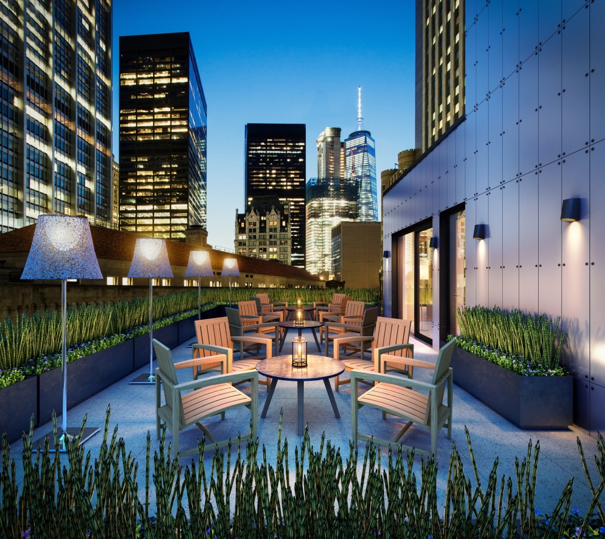 AKA-WALL-STREET-ROOFTOP-NEW-YORK Appart hôtel à New York : AKA Wall Street je le trouve parfait !